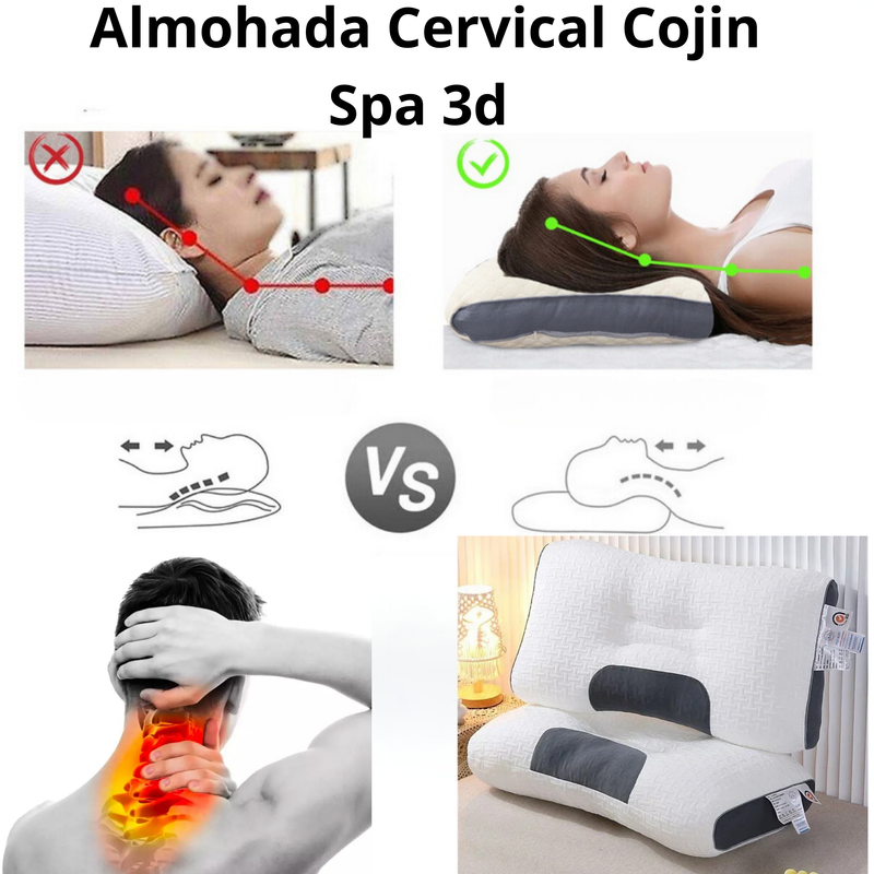 Combo Almohada Masajeador Electrico