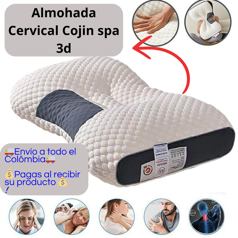 Combo Almohada Masajeador Electrico