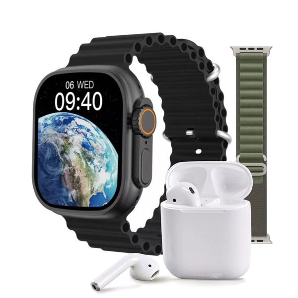 Smartwatch Ultra Q9 + Audifonos Iphone